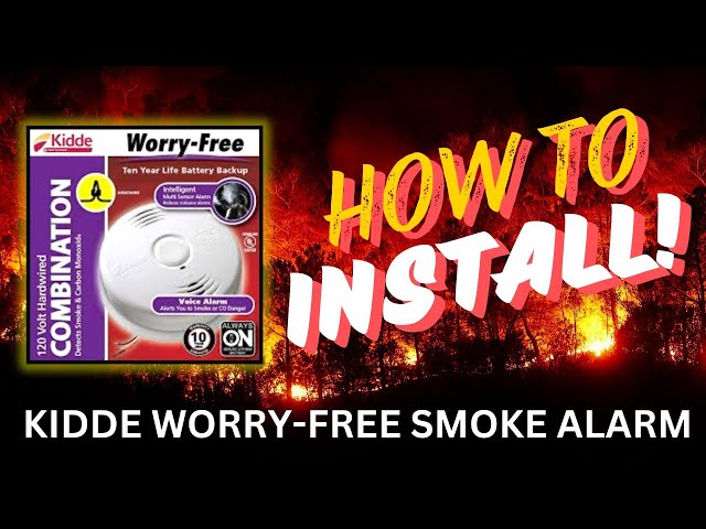 Video thumbnail for How to Install: The Kidde Worry Free Smoke Alarm