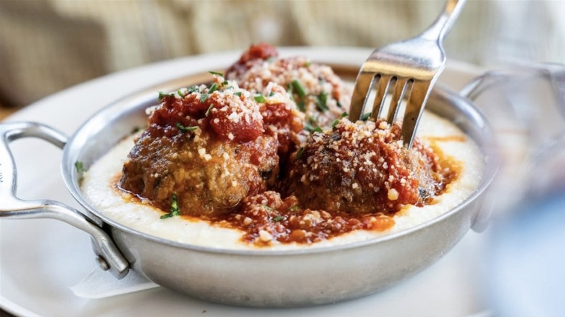 Video thumbnail for This Cheesecake Factory Sister Chain May Be The Best Place To Order Meatballs