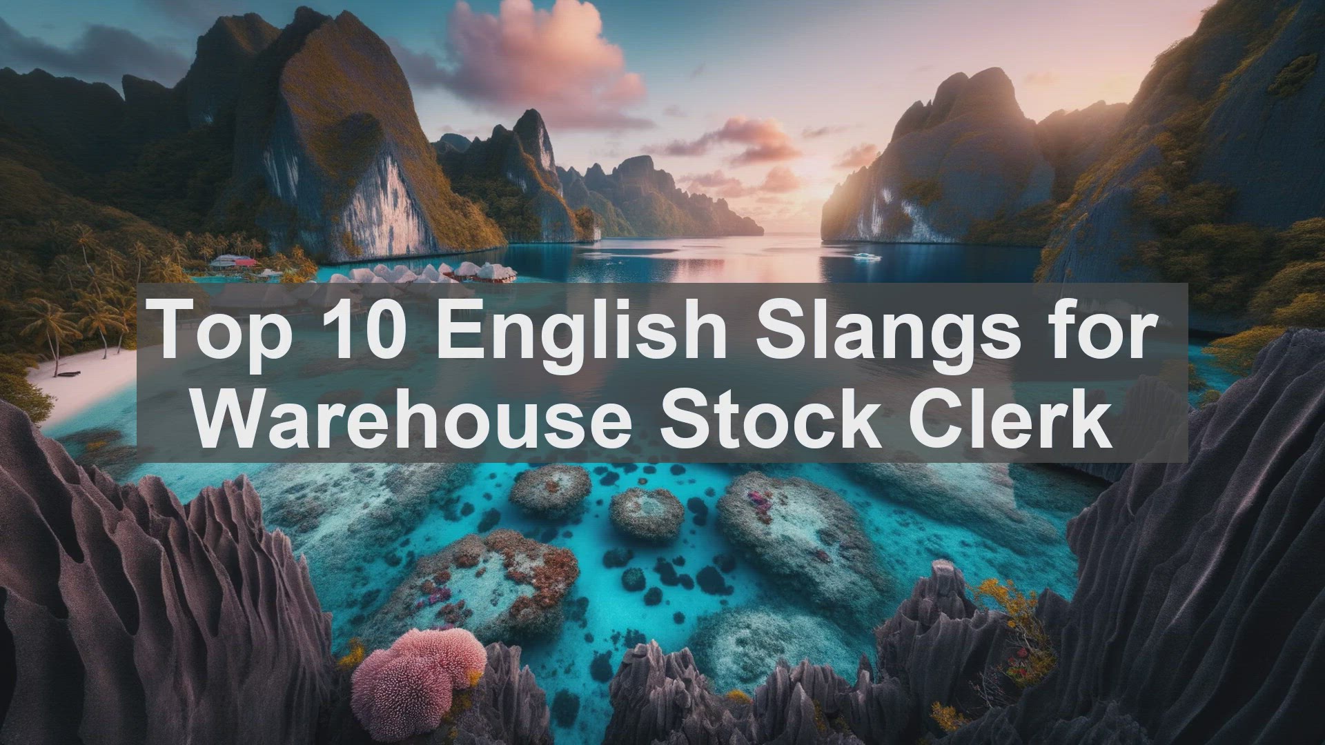 'Video thumbnail for Top 10 English Slangs for Warehouse Stock Clerk'
