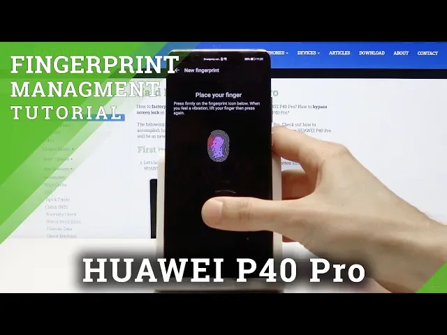 Video thumbnail for How to Add Fingerprint to HUAWEI P40 Pro – Another Method to Unlock your Phone