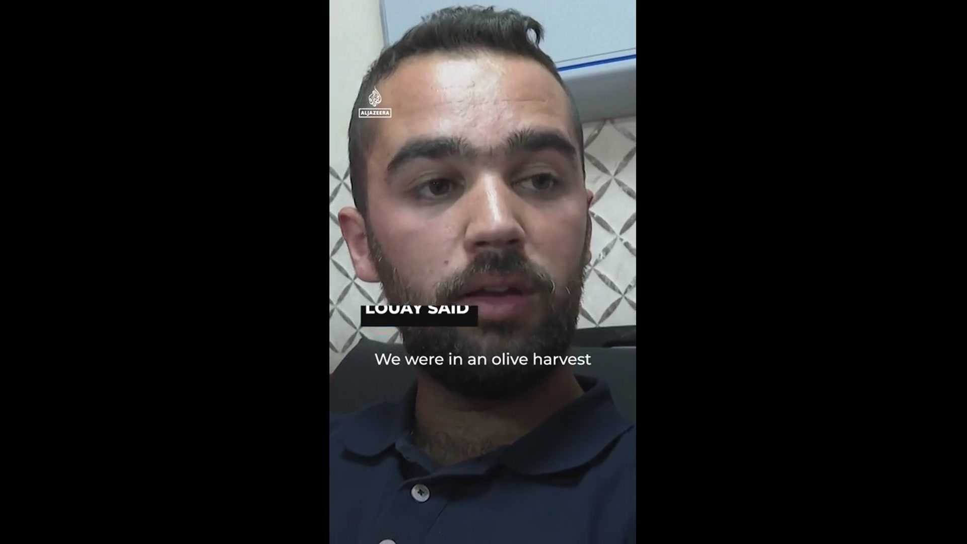 'Video thumbnail for Israeli settlers attack journalists at olive harvest in occupied West Bank'