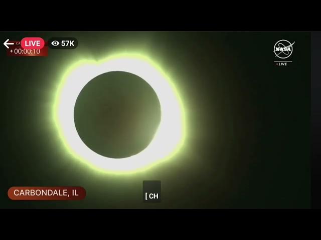 Video thumbnail for Total Solar Eclipse 2024 Live from USA