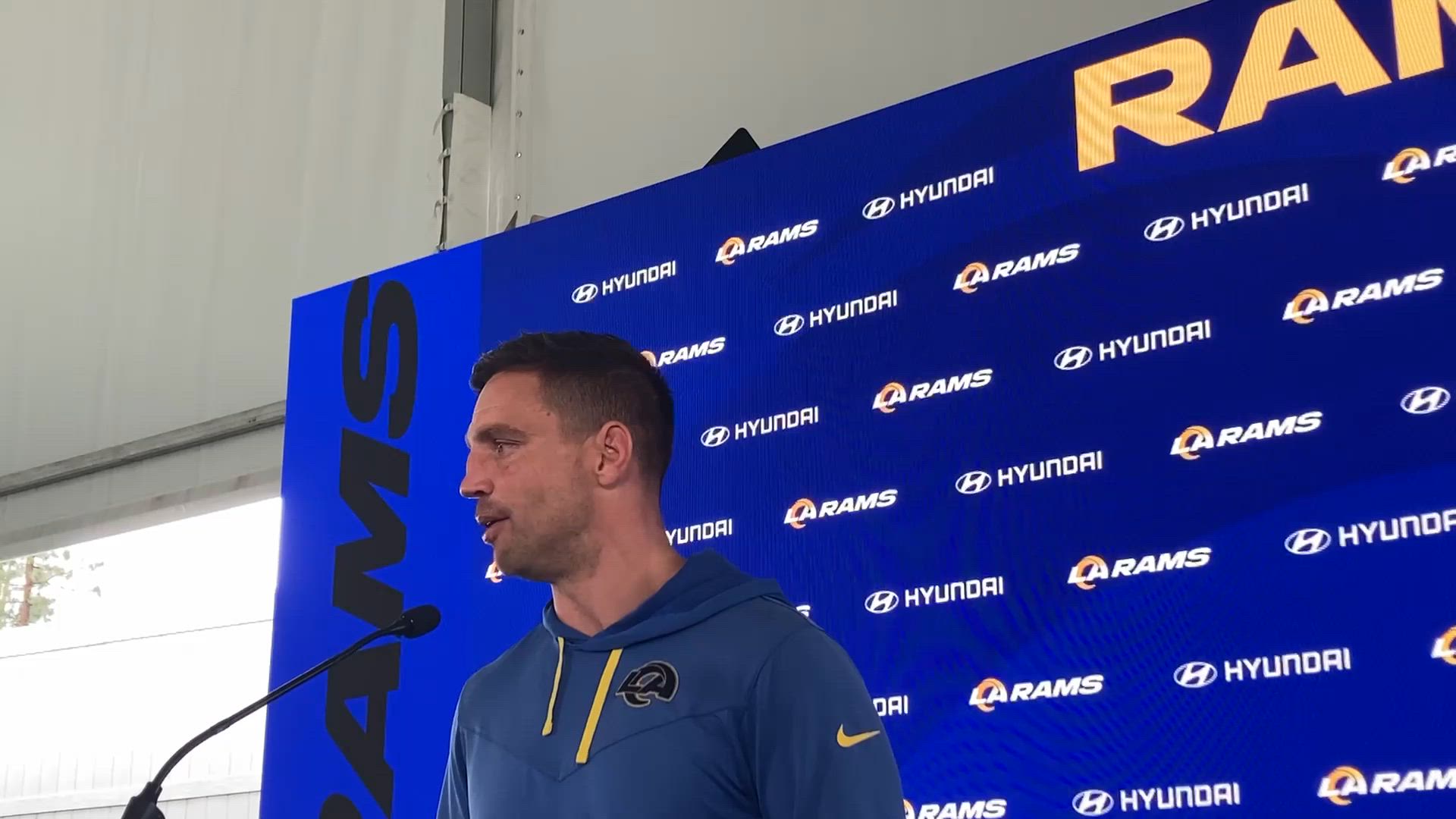 Video thumbnail for Los Angeles Rams Chris Sula on Evaluating the Rams Run Defense and More