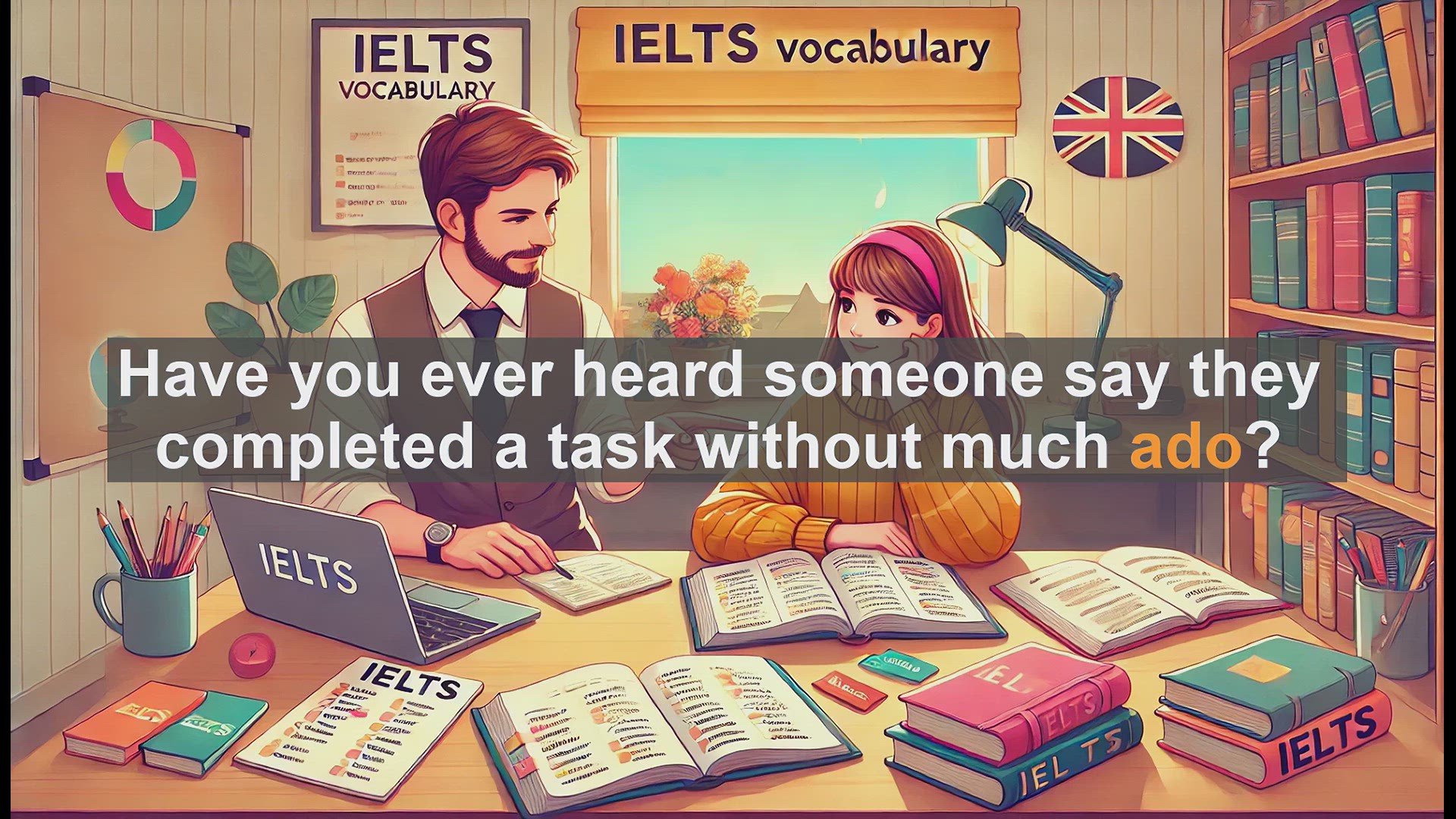 'Video thumbnail for 2500 Must Know IELTS 6.5 Vocabulary - IELTS Vocabulary: Understanding and Using the Word 'Ado''
