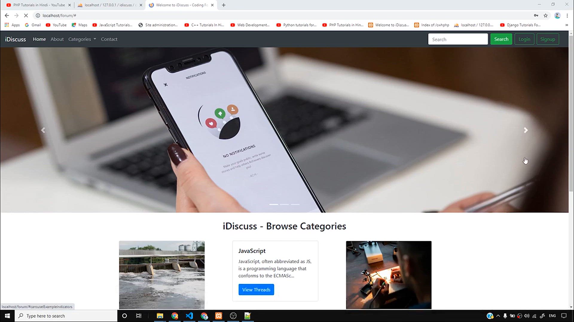 'Video thumbnail for PHP Forum Project_ Creating a Page For Listing Threads From A Category _ PHP Tutorial #51'