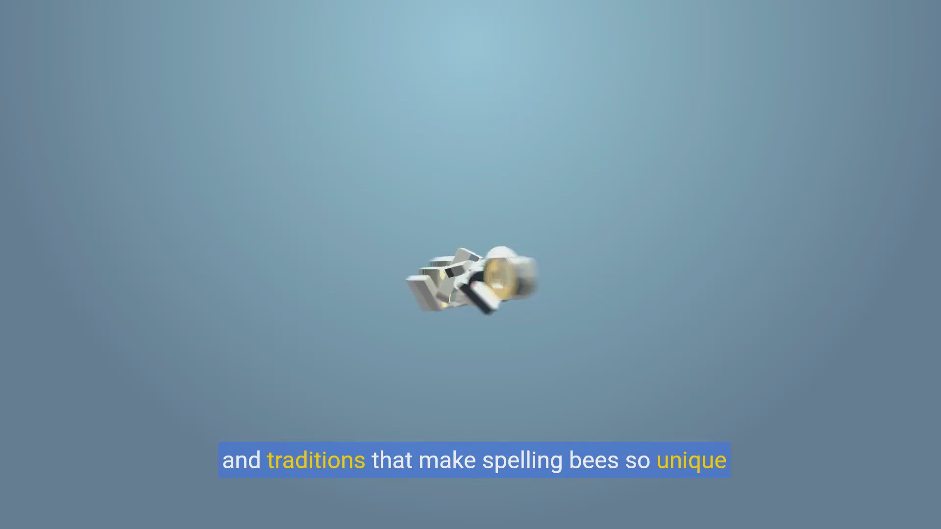 'Video thumbnail for The Buzz About Spelling Bees: History, Rules, and Traditions'