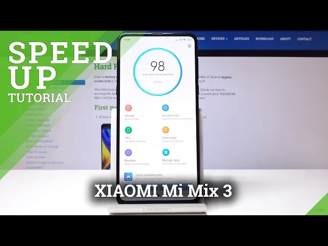 Video thumbnail for How to Speed Up XIAOMI Mi Mix 3 - Boost XIAOMI Performance