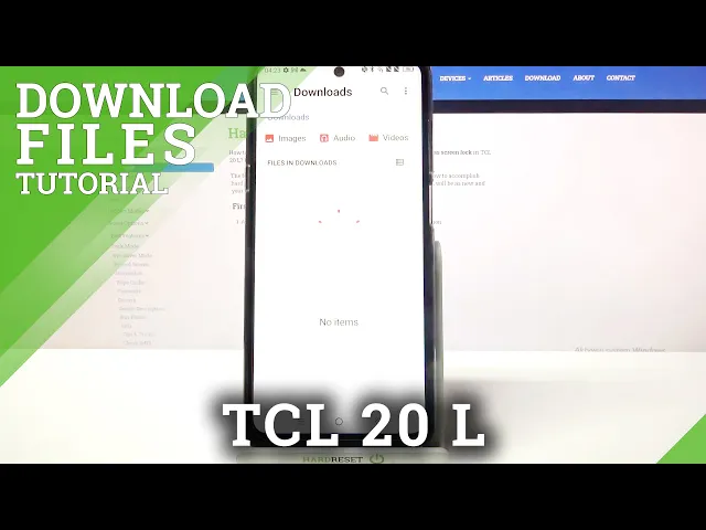 Video thumbnail for How to Access all Downloads in TCL 20 L - Find Downloaded Data