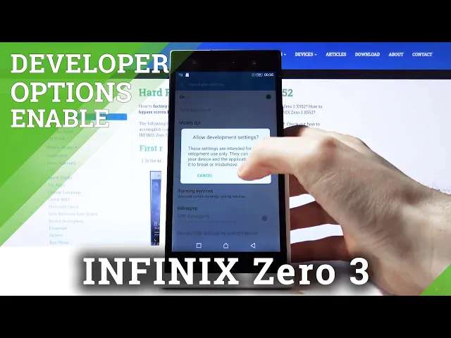 Video thumbnail for How to Enter Developer Options in INFINIX Zero 3 – Hidden Advanced Mode