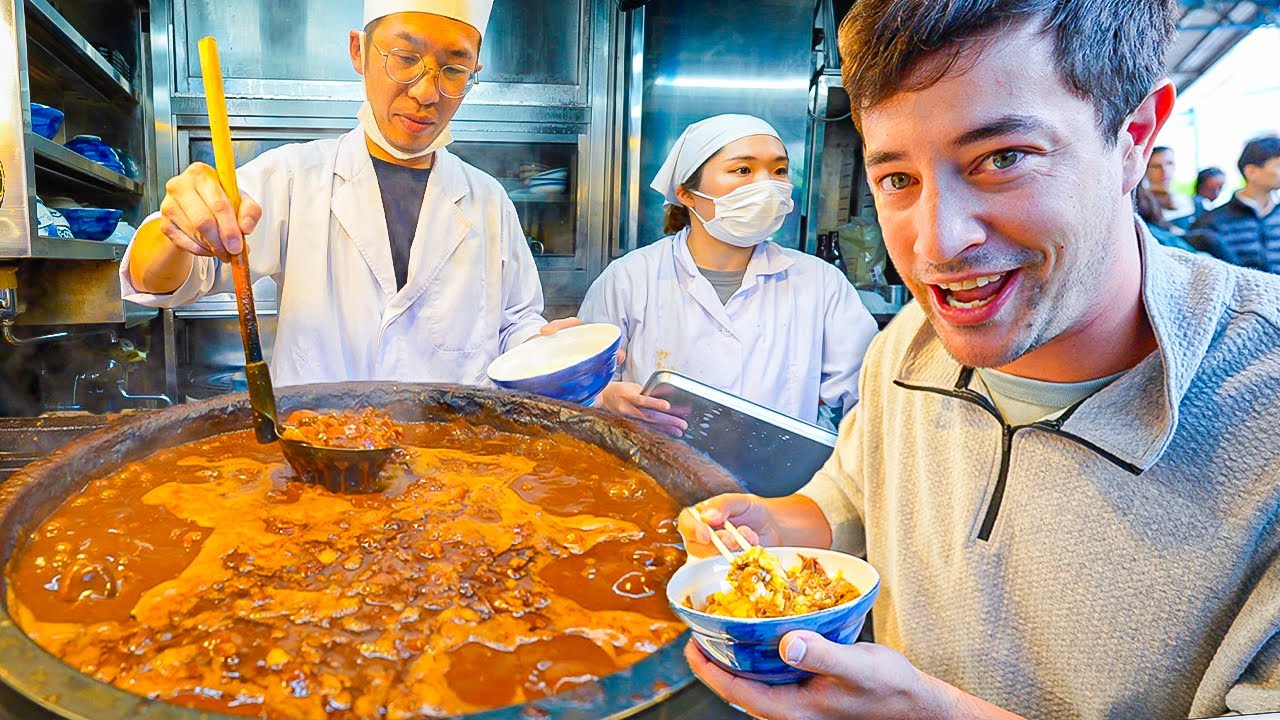 Video thumbnail for 24 Hour of JAPANESE FOOD in Tokyo RAMEN + WAGYU Beef + STREET FOOD & More!