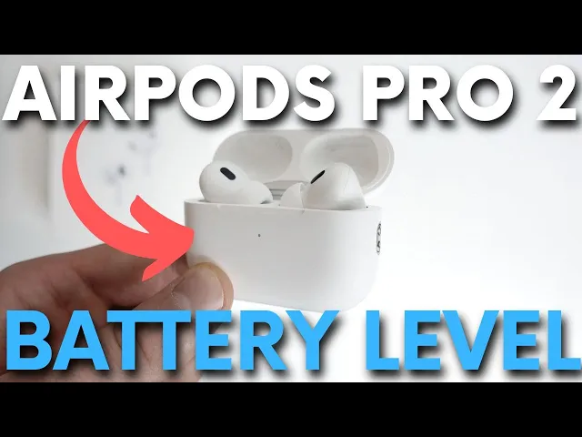 Video thumbnail for How to Check AirPods Pro 2 Battery Level - AirPods Pro 2nd Gen Battery Status on macOS & iOS