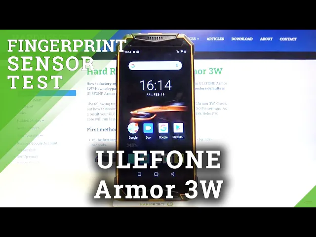Video thumbnail for Discover The Fingerprint Sensor Test of Ulefone Armor 3W - How Fast Is Fingerprint Scanner?