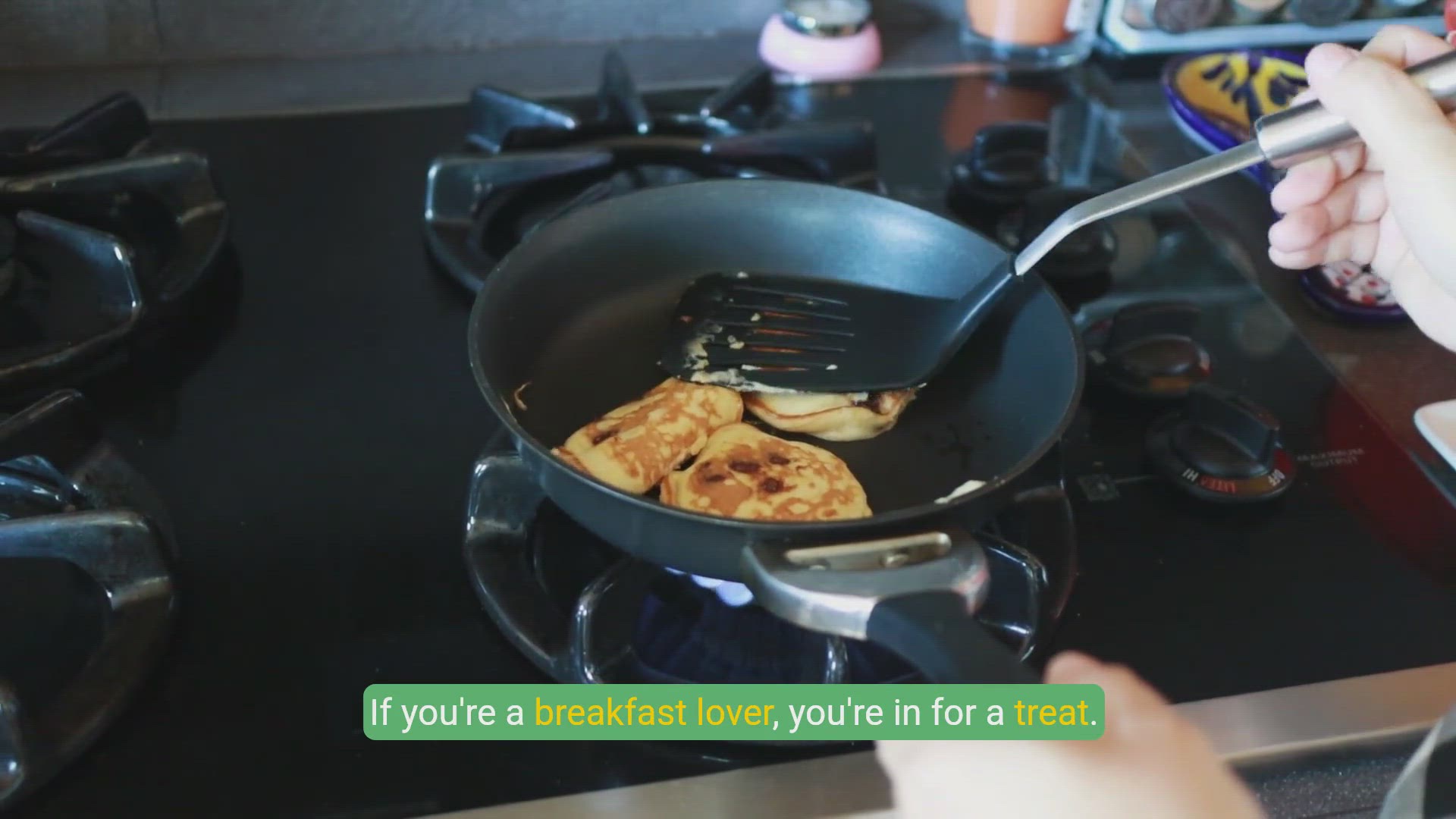 'Video thumbnail for Delicious Perfect Golden Diner-Style Pancakes'