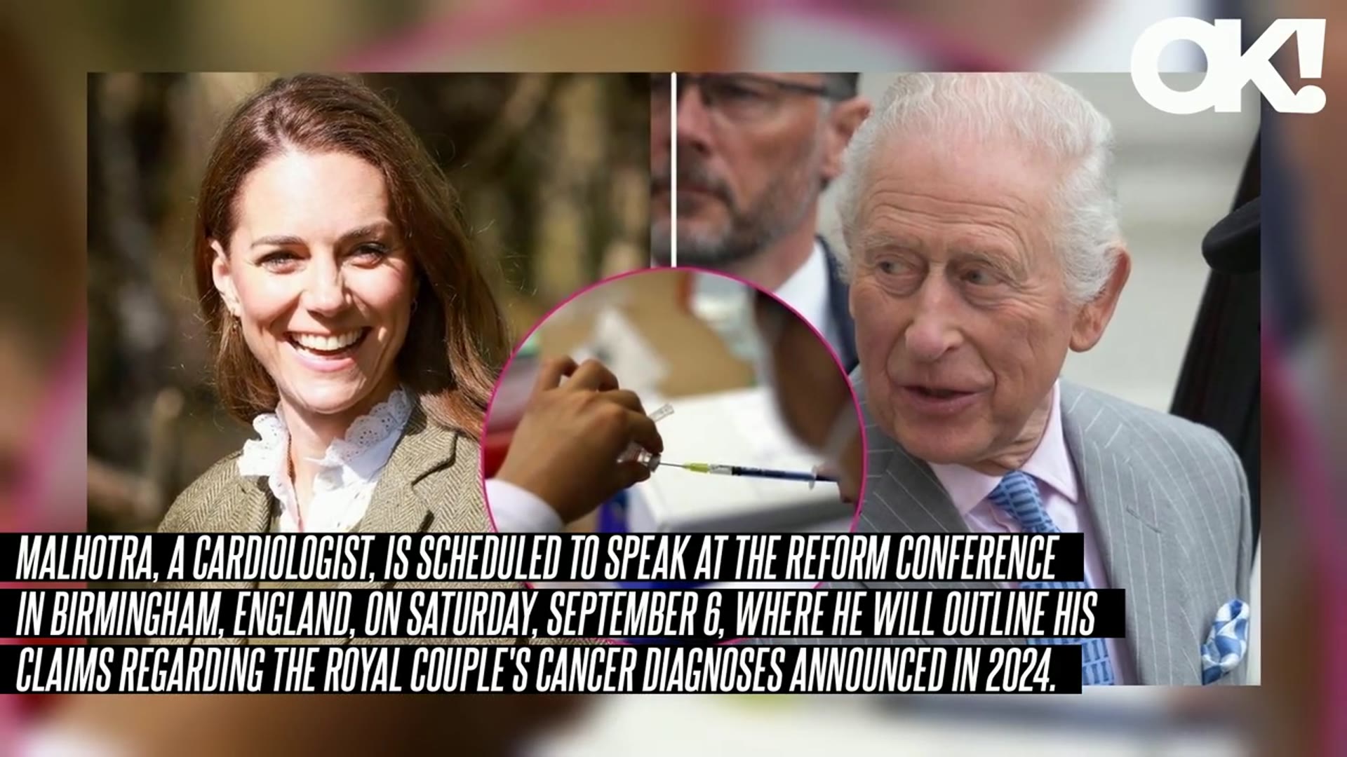 'Video thumbnail for RFK Jr. Advisor Claims COVID-19 Vaccine Gave King Charles and Kate Middleton Cancer in Bold Admission'