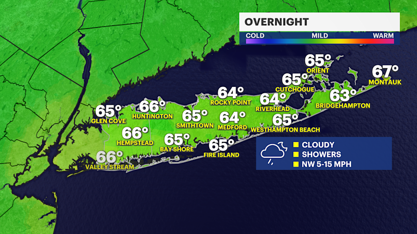 Video thumbnail for Scattered showers overnight ahead of more rain for parts of Thursday