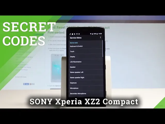 Video thumbnail for Secret Codes SONY Xperia XZ2 Compact - Hidden Mode / Tricks / Advanced Options |HardReset.Info