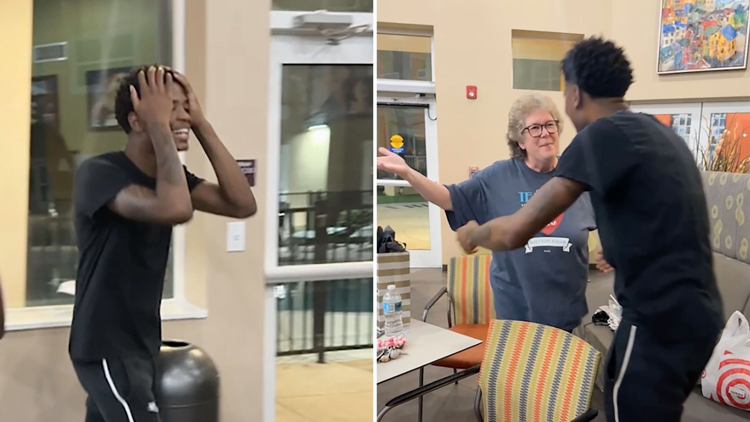 Video thumbnail for Teen Stunned When First Grade Teacher Who Set Him Off On Right Foot Flies Cross-Country To Surprise Him At Graduation