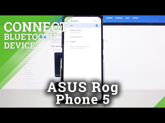 Video thumbnail for How to Connect Bluetooth Device With ASUS Rog Phone 5 – Bluetooth Connection