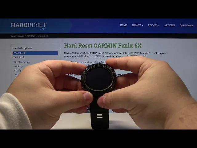 Video thumbnail for How to Soft Reset GARMIN Fenix 6X – Force Restart