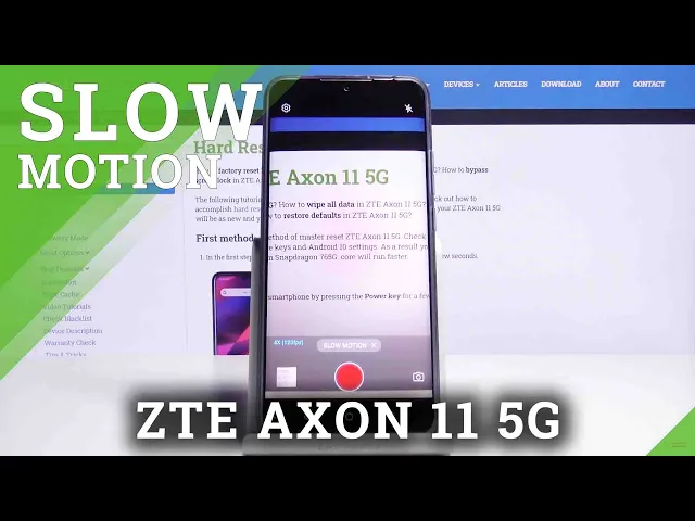 Video thumbnail for How to Record in Slow Motion on ZTE Axon 11 5G – Camera Slow Motion Feature