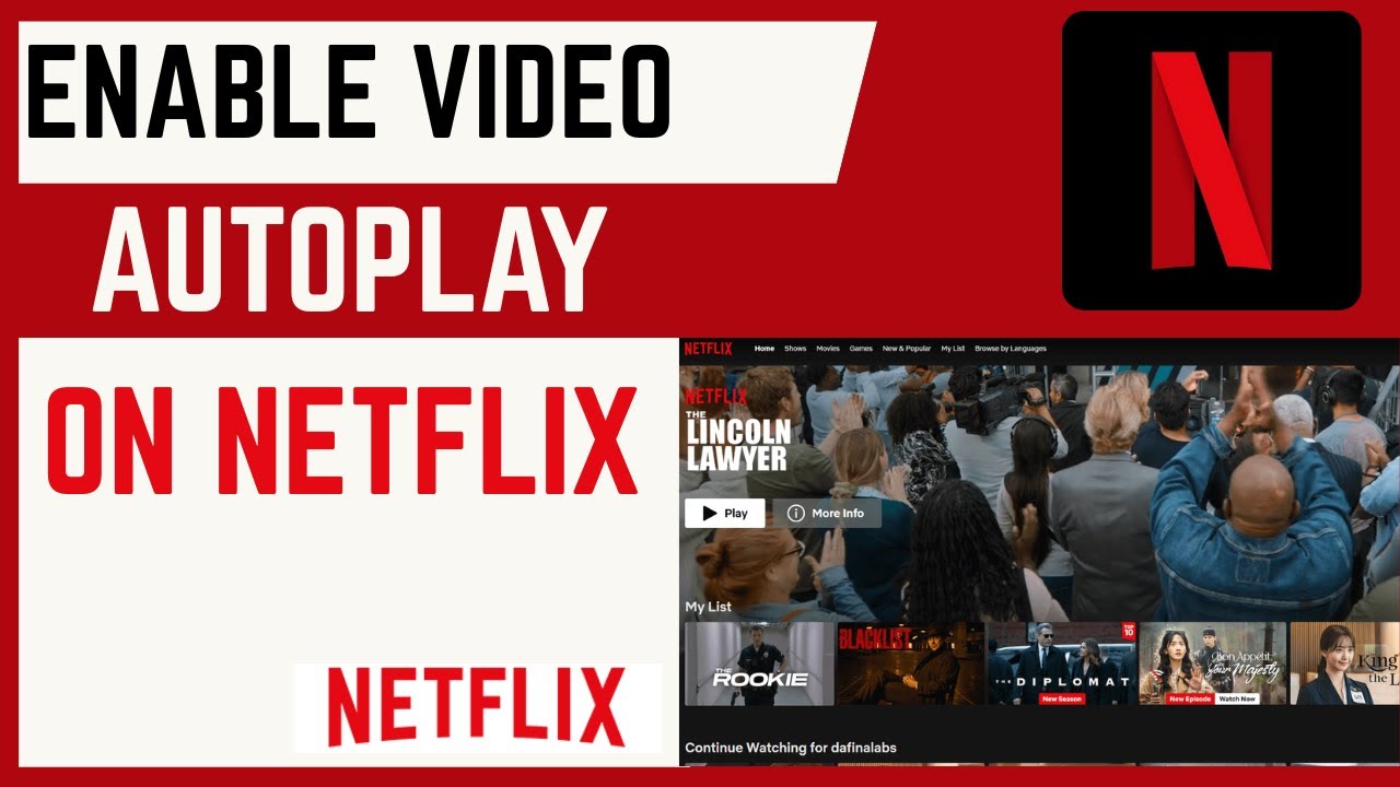 Video thumbnail for How To Enable Autoplay On Netflix Account
