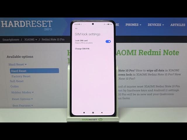 Video thumbnail for How to Change SIM PIN in XIAOMI Redmi Note 10 Pro – Update Password Protection
