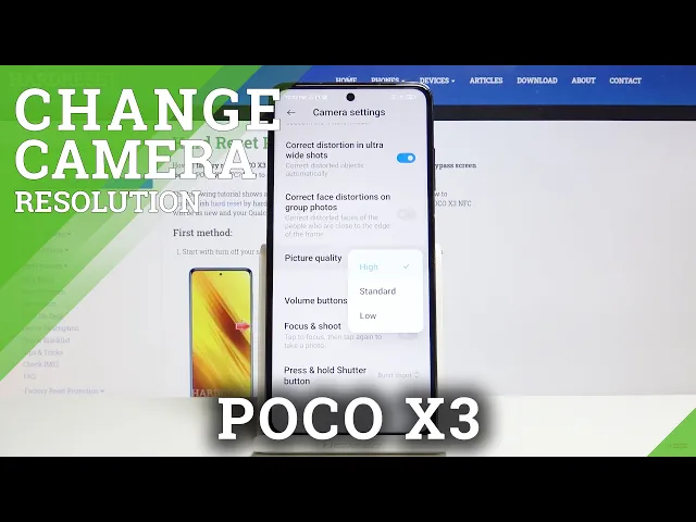 Video thumbnail for How to Change Image Quality on POCO X3