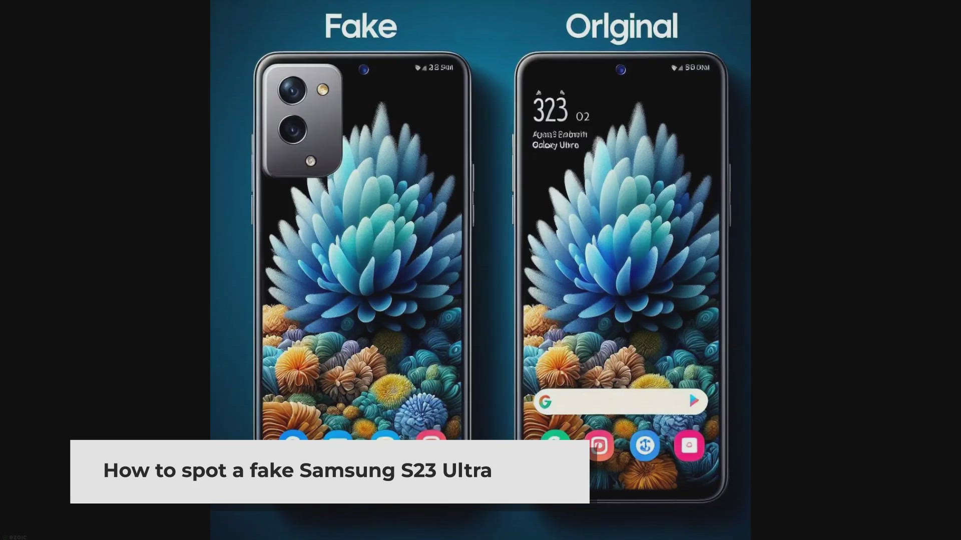 Video thumbnail for How to Spot a Fake Samsung S23 Ultra