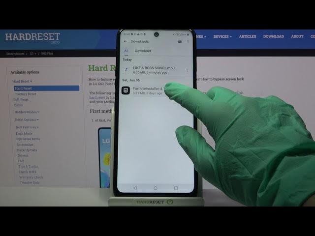 Video thumbnail for How to Clean Storage in LG K62 Plus – Remove Trash Files
