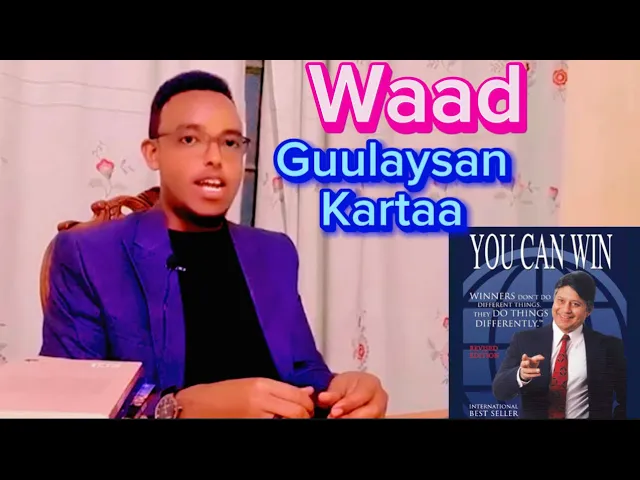 Video thumbnail for Buuga waad guulaysan kartaaa(waa Book 📚 Nolashaada waxbadan ka badali doono)