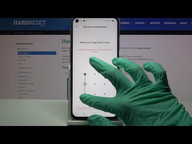 Video thumbnail for How to Set Up Screen Lock on OPPO A54 5G – Add Screen Lock