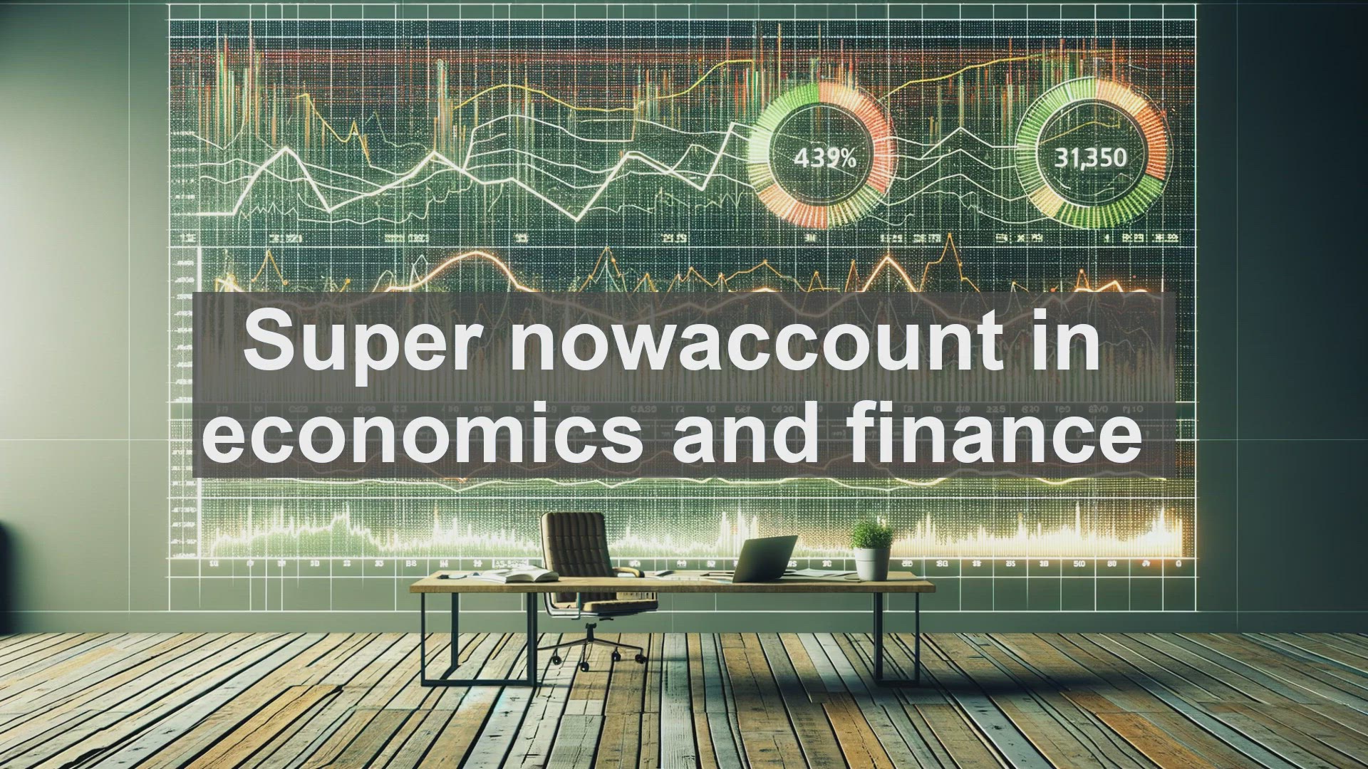 'Video thumbnail for Super nowaccount in economics and finance'
