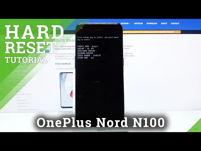 Video thumbnail for OnePlus Nord N100 - Remove Stored Data / Bypass Passwords