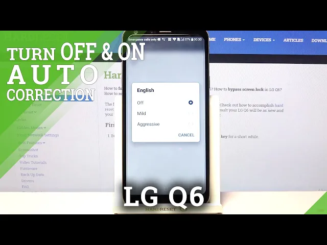 Video thumbnail for Activate / Disable Auto-Correction Text Option - LG Q6