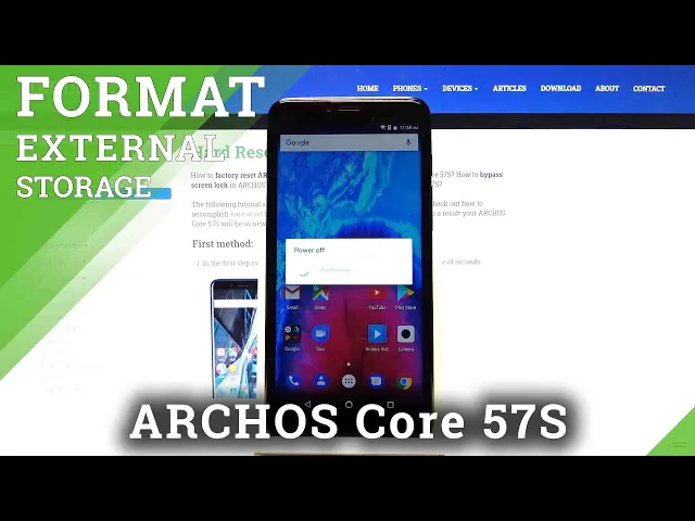 Video thumbnail for How to Format SD Card in ARCHOS Core 57S – Erase External Memory