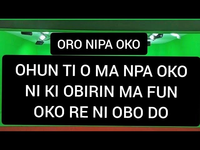 Video thumbnail for OBO ARO DARA PUPO FUN OKUNRIN TO BA TI DAGBA
