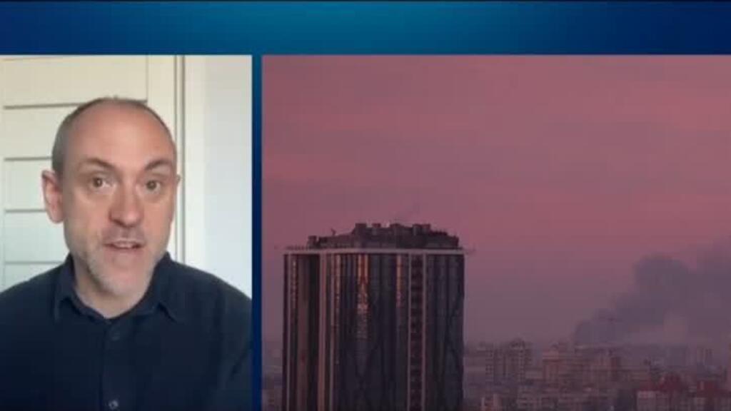 Video thumbnail for Russia targets Ukraine's energy infrastructure in drone strikes