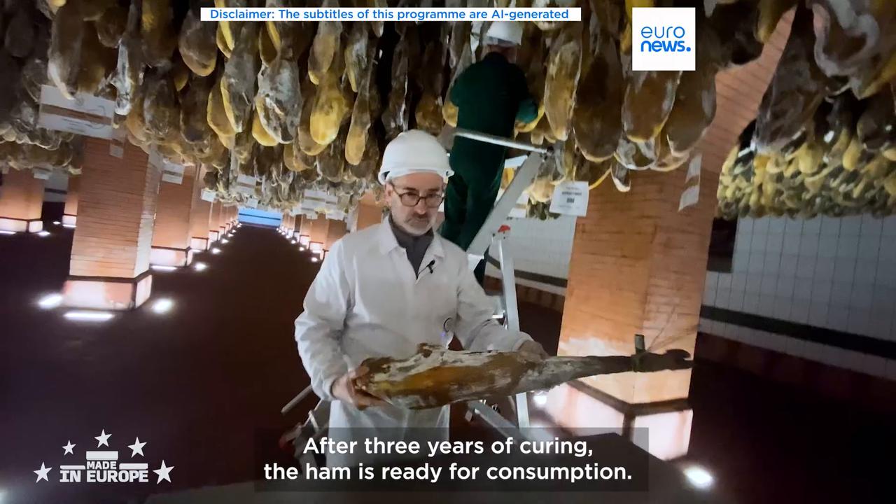 Video thumbnail for The Secrets of ‘Pata Negra’: acorn-fed 100%  Iberian ham sets out to conquer the world