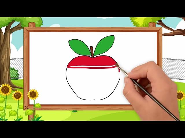 Video thumbnail for How to Draw an Apple in Simple Steps || Tech Trend Platform