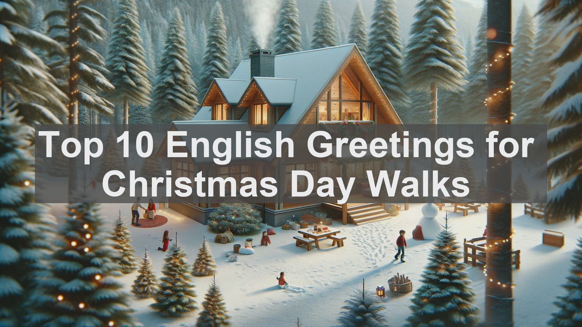 'Video thumbnail for Top 10 English Greetings for Christmas Day Walks'