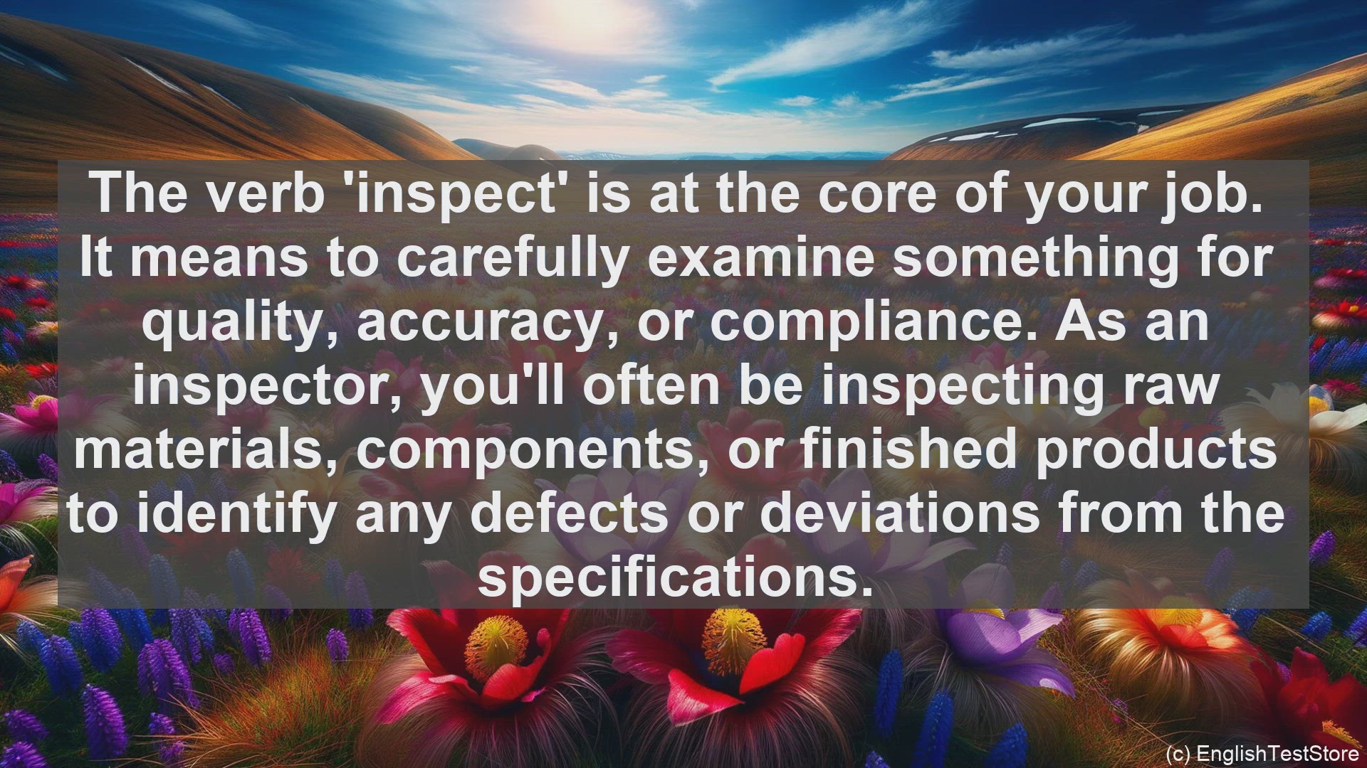 'Video thumbnail for Top 10 English Verbs for Quality Control Inspector'