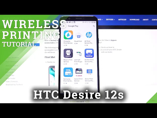 Video thumbnail for How to Connect HTC Desire 12s to Printer – Enable Wireless Printing Service