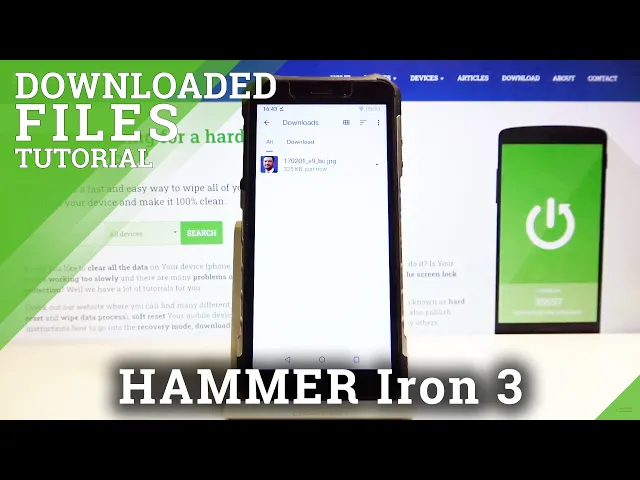 Video thumbnail for How to Locate Download Folder in myPhone Hammer Iron 3 – Downloaded Media Location