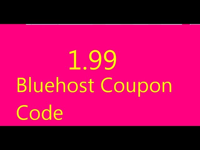 'Video thumbnail for Bluehost Coupon Code Best  Bluehost discount'
