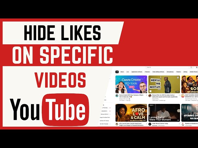 Video thumbnail for How To Hide Likes On Specific Videos On YouTube Channel