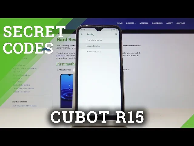 Video thumbnail for Secret Codes CUBOT R15 - Super Features / Hidden Mode