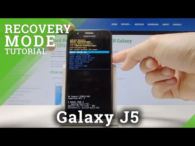 Video thumbnail for RECOVERY MODE SAMSUNG Galaxy J5 - How to Enter & Quit Recovery Menu
