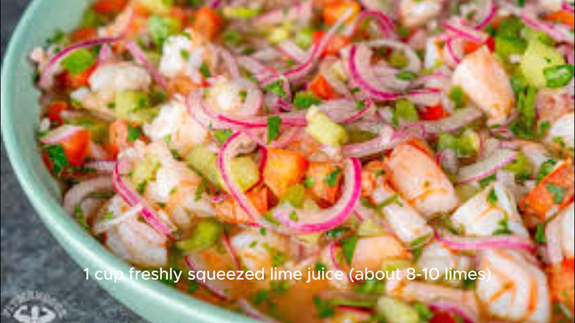 'Video thumbnail for Shrimp Ceviche Recipe'