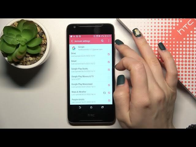 Video thumbnail for How to Sign Out from Gmail Account on HTC Desire 628 - Logout Gmail Account