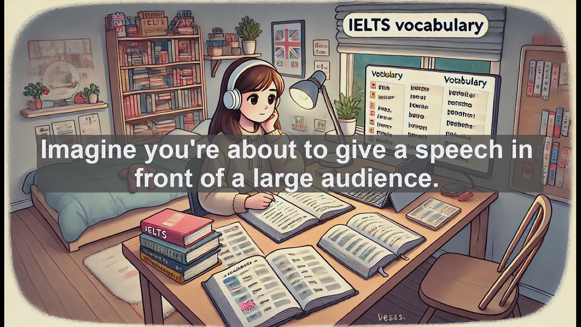 'Video thumbnail for 2500 Must Know IELTS 6.5 Vocabulary - Understanding 'Anxious': Meaning, Usage, and Common Mistakes'